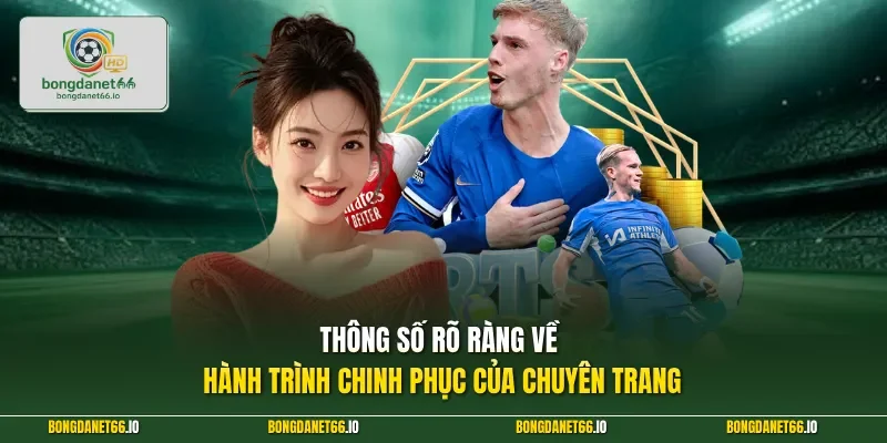Thông số rõ ràng về hành trình chinh phục của chuyên trang